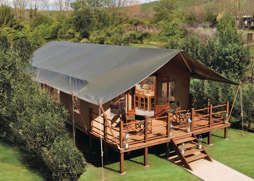 Waterside Safari Tents, Weymouth,Dorset,England