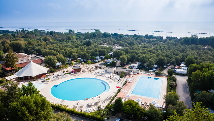 Vigna sul Mar Campsite, Lido di Pomposa,Adriatic Coast,Italy